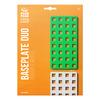 Plus-Plus BIG Baseplate White/Green - 2 st
