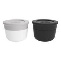 Monbento Temple S - Black Onyx / Grey Cotton - 2 st