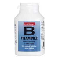 Lekaform B-Vitaminer - 250 tabletter