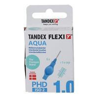 Tandex Flexi Mellanrumsborste - 6 st - 0,60 mm = PHD 1,0 Aqua