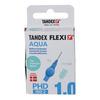 Tandex Flexi Mellanrumsborste - 6 st - 0,60 mm = PHD 1,0 Aqua