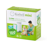 Refill til Korbell Mini blöjhink - 3 pack