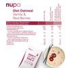 Nupo Diet Oatmeal Vanilla Red Berries - 384 g