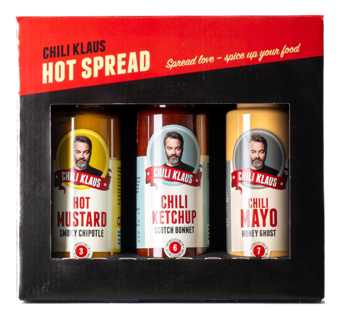Köp Chili Klaus Hot Spread 3 pack billigt på Med24.se
