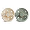 FRIGG Moon Phase Rund Latex Cream/Sage - Flera storlekar
