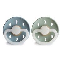 FRIGG Moon Phase Rund Latex Stone Blue Night/Sage Night - Flera storlekar