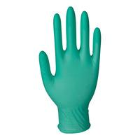 Abena Classic Sensitive Engångshandskar, Grön, Nitril, u/puder,100 st - L