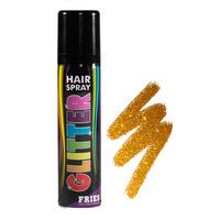 Fries Color Hairspray Glitterspray Guld - 100 ml