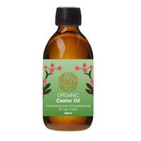 Tulsi Organic Castor Oil (Amerikansk olja), eko - 250 ml
