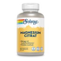Solaray Magnesium Citrat - 180 kapslar