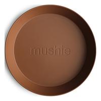 Mushie Tallrik Rund Caramel - 2 st
