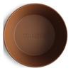 Mushie Skål Rund Caramel - 2 st