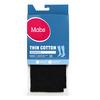 Mabs Thin Cotton Knee Black - Flera storlekar