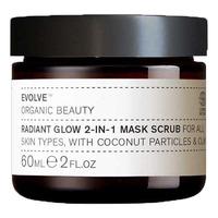 Evolve Radiant Glow 2-in-1 Mask Scrub - 60 ml