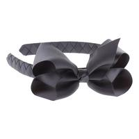 By Stær Hårdiadem Klassisk Stor Rosett - Antracit