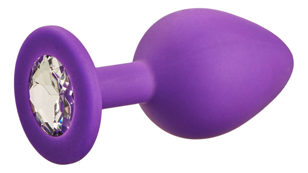Jewelled Butt Plug - Medium