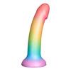 Baseks Silikon Dildo, Colour-Mix - 18 cm