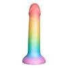 Baseks Silikon Dildo, Colour-Mix - 18 cm