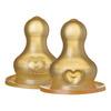 BIBS Bottle Nipple Latex Slow Flow - 2 st