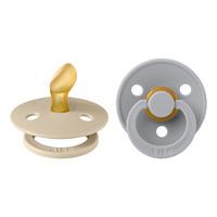 BIBS Colour Latex Anatomisk Vanilla/Cloud - 2 st - Flera storlekar