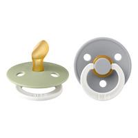 BIBS Colour Latex Anatomisk Sage GLOW/Cloud GLOW - 2 st - Flera storlekar