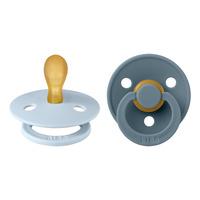 BIBS Colour Latex Symetrisk Napp Baby Blue/Petrol - Flera storlekar