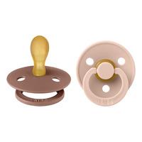 BIBS Colour Latex Symetrisk Napp Blush/Woodchuck - Flera storlekar