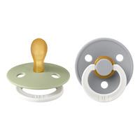 BIBS Colour Latex Symetrisk Napp Sage GLOW/Cloud GLOW - Flera storlekar