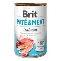 Brit Pate & Meat våtfoder med lax- 400 g
