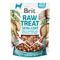 Brit RAW TREAT Skin & Coat, fisk & kyckling - 40 g