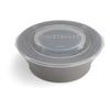 Twistshake Djup Tallrik med lock - Grå