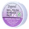 Depend Remover Pads - pads med effektiv nagellackborttagning utan aceton Med24.se