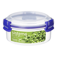 Sistema KLIP IT Förvaringslåda Rund, Blå - 300 ml