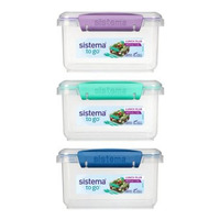Sistema Lunch Plus To Go, 1,2 L - flera färger