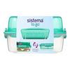 Sistema Lunch Stack Square 1,24 L - flera färger - Mint