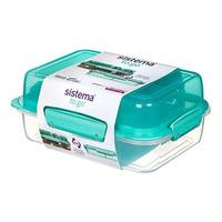 Sistema Lunch Stack Rectangle 1,8 L - Mint