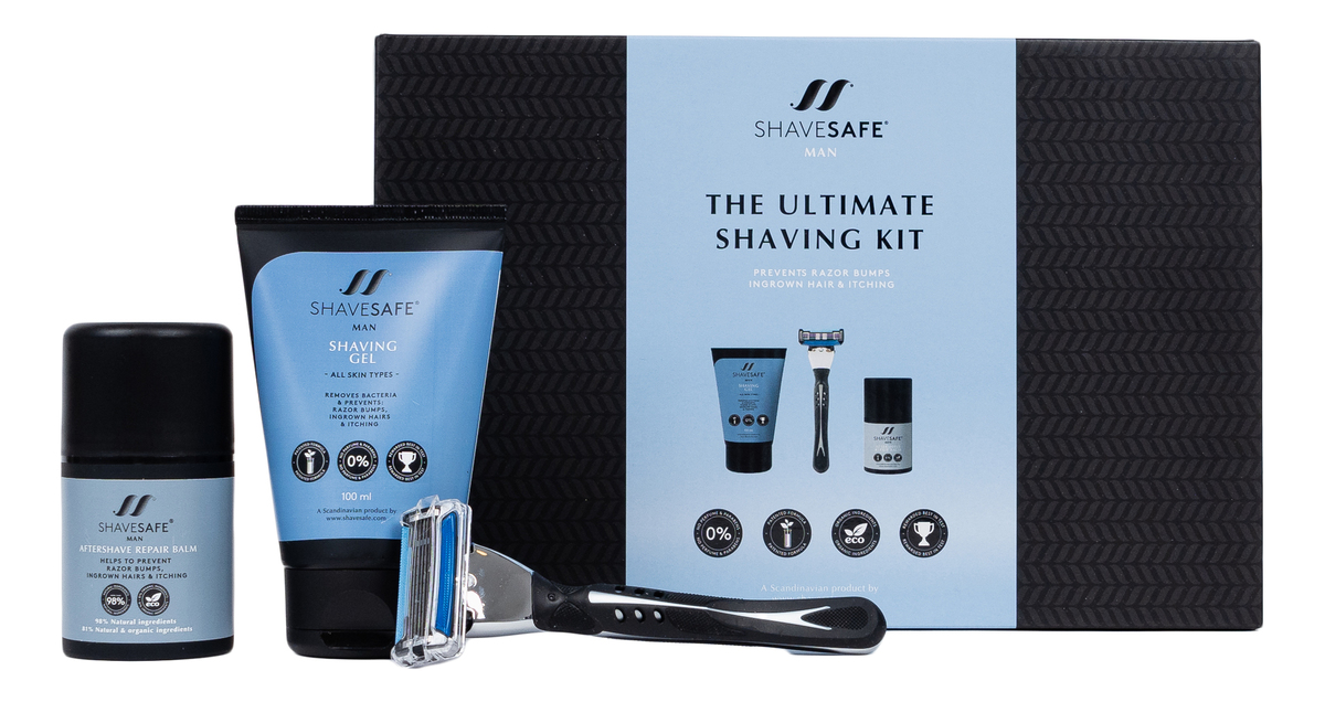 Sweden product data sample: ShaveSafe The Ultimate Shaving Kit Man