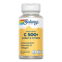 Solaray C-vitamin C 500 nypon/citron - 100 st