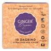 Ginger Organic Dagbinda med vingar eko - 10 st, finaste bomull för den bästa komfort