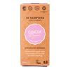 Ginger Organic Tampon Normal eko - 14 st, 100% ekologisk mjuk bomull för bästa komfort
