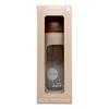 Hevea Glas Nappflaska Wide Neck med Sleeve 250 ml, Sand - 1 st