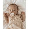 Hevea Napp, 0-3 mån, Rund, Newborn, Powder Pink & Milky White - 2 st