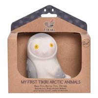 Tikiri snöuggla i naturgummi - mitt första arktiska djur - 1 st