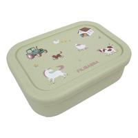 Filibabba Matlåda i silikon - Bog Green - 1 st