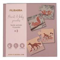 Filibabba Pussel - Nordiska djur - 1 st