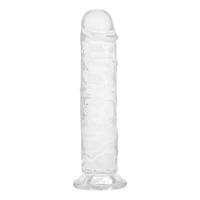 Willie City Realistisk Klar Dildo m. Sugkopp - 18 cm
