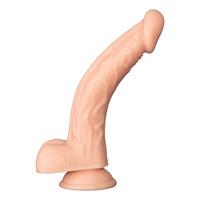 Willie City Classic Realistisk Curved Dildo - 20 cm