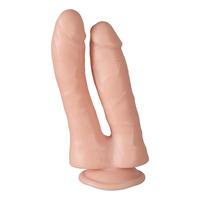 Willie City Realistisk Dubbel Dildo - 18 cm