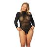 NORTIE Gry Bodystocking, öppen - Plus Size
