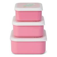 SARO BABY Matlåde-set Pink - 3 st